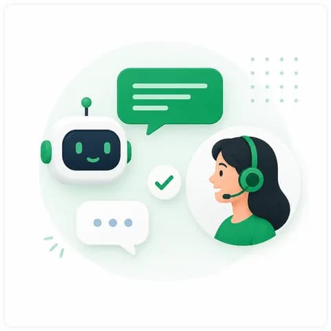 Ilustrasi AI Customer Service