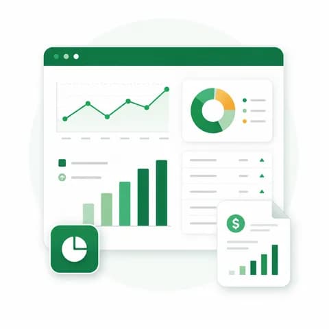Ilustrasi Dashboard Keuangan