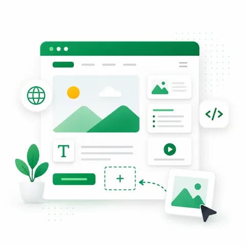 Ilustrasi Website Sederhana